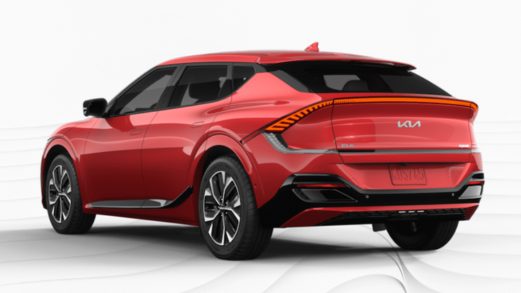 Kia EV6 old rear quarter